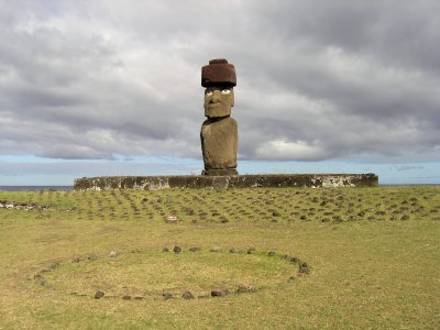 The ceremonial centre at Tahai......