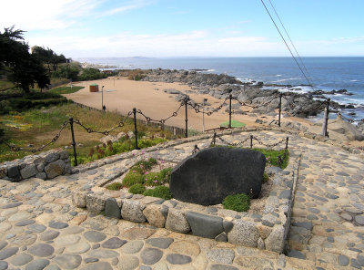  the tomb of the great poet Pablo Neruda.....