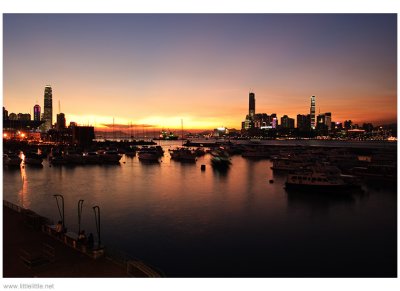 Victoria Harbour, view from Causeway Bay