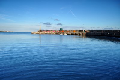 early morning harbour