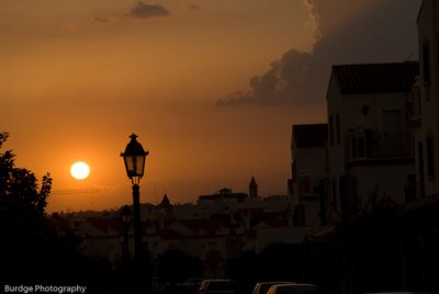 Sunset in Gines, Spain