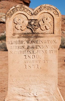 G W Gibson headstone