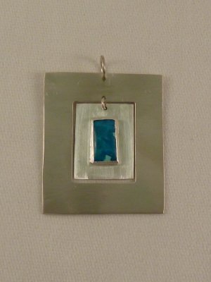 PS191 turquoise pendant  sold