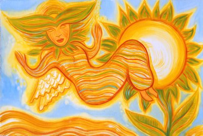 Sunflower Woman