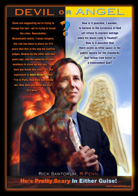 Rick Santorum, Devil or Angel?