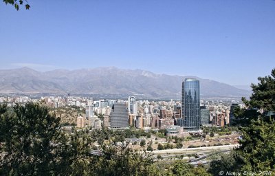 View of Santiago from Hilltop