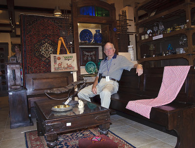 Bill Crays inside Desert Design in Al Khobar