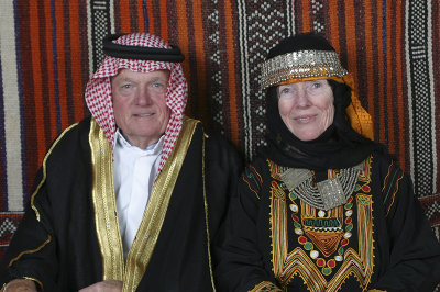 Bill and Nancy Crays in Wedding Clothes Worn in Asir