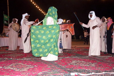 Dancers at Desert Dinner, Dhahran