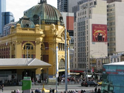 Flinders Station front entrance