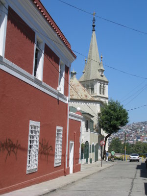 Valparaisos colonial old centre