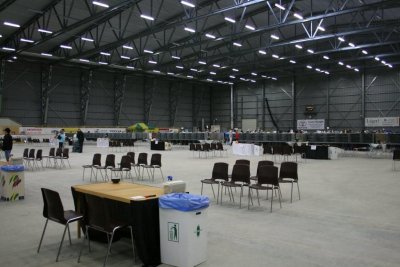 The Judges place in the Show Hall