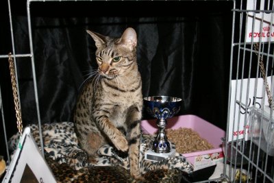 Princess with her Trophy