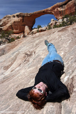 Relaxing at Natural Bridges