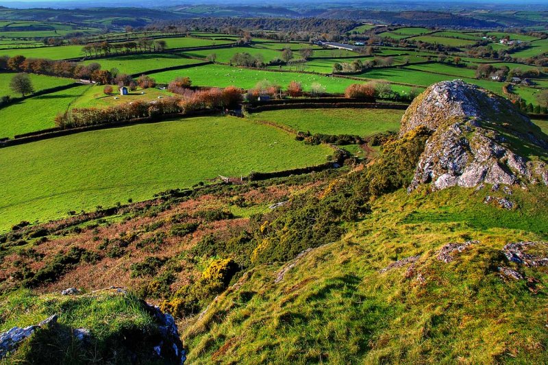 View from Brentor, Dartmoor, Devon