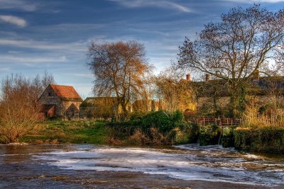 River and mill, Fiddleford, Dorset (1580)