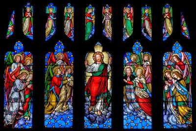 Christ ascending, St. Marys, Shapwick