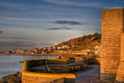Tower and seafront, Lyme Regis, Dorset