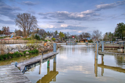Moorings and harbour, Grand Bend