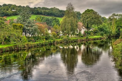 The River Exe at Bickleigh, Devon