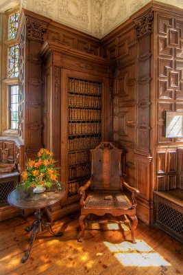 Library corner, Montacute House, Somerset