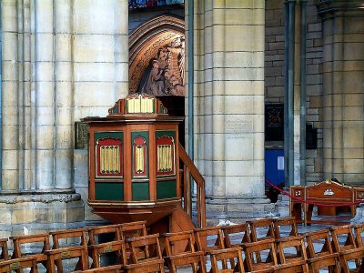 Pulpit, Truro Cathedral, Cornwall