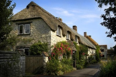 Thatched cottage, Queen Camel (10569)