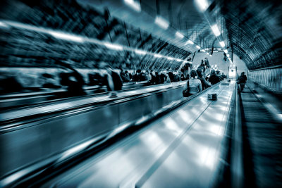 Escalator, Holborn, London (2369)