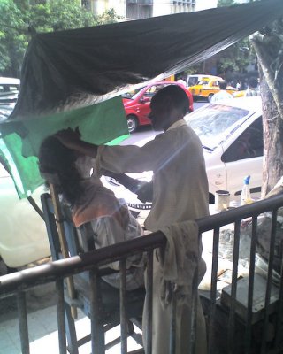 Street barber