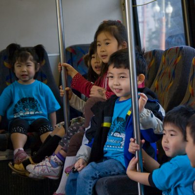 Kids on DASH bus
