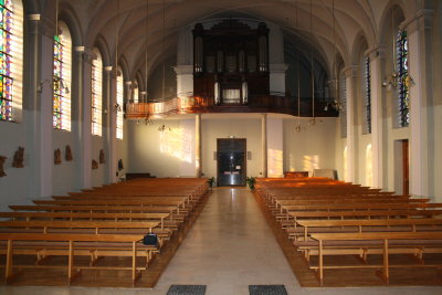 Intérieur de l'Eglise St Michel de Wisches