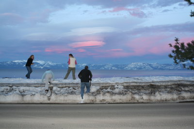 Catching the sunset before it disappears