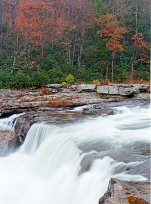 Ohiopyle Falls, Nikon FE2, Late Autumn Afternoon