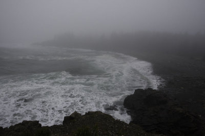 Surf in the fog