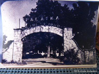 HISTORIC CITY GATES.  PALATKA ON THE ST. JOHN'S 