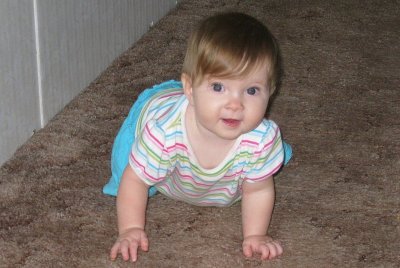 August 2009, she is 9 months old!