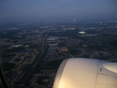 Departing Orlando on the way to Tucson.
