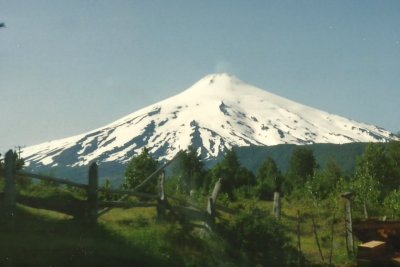 The Villarrica Volcano at Pucon