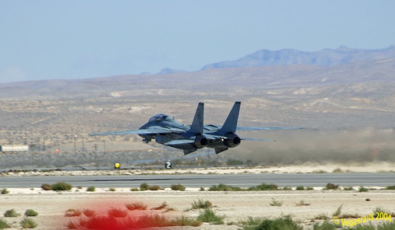 F-14 fly by