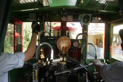 Cab view of the Fred Gurley