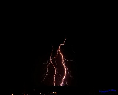 Boulder City lightening