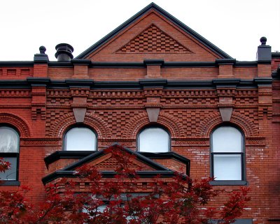 Maryland Ave, 600 block, facades