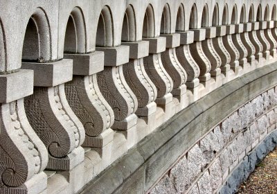 Wall detail, US Capitol grounds