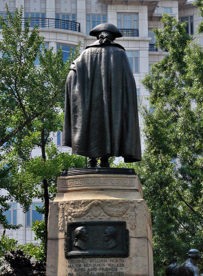 Gen. von Steuben surveying the fruits of his labor