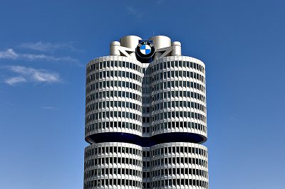 Presiding over it all: BMW headquarters