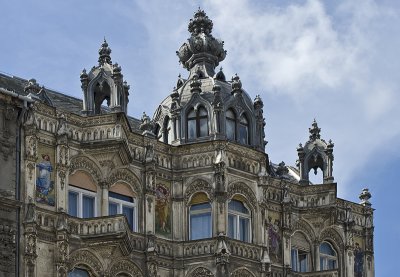 Ornate apartment building