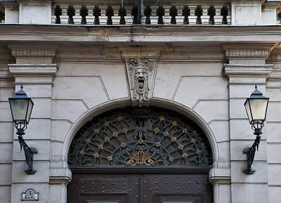 Elegant entry, municipal offices