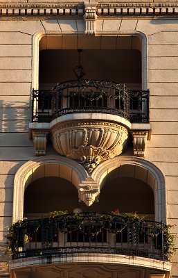 Fanciful balconies