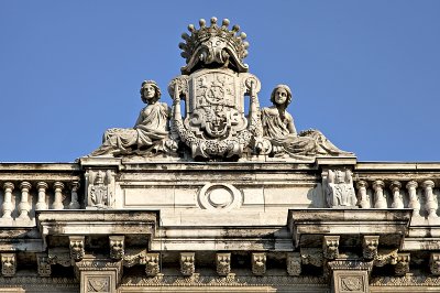 Crowning detail, Krolyi Palace