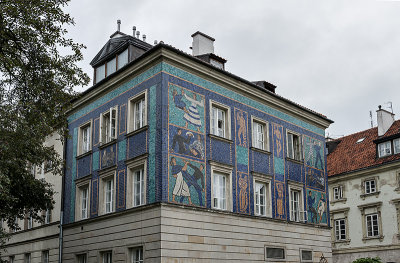 The mosaic building